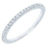 0.37ct 14k White Gold Diamond Eternity Band