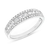 0.73ct 14k White Gold Diamond Lady's Band