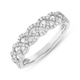 0.57ct 18k White Gold Diamond Lady's Band