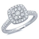 0.60ct 14k White Gold Diamond Lady's Ring