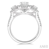 Past Present & Future Diamond Engagement Ring