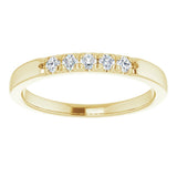 14K Yellow 1/6 CTW Natural Diamond Anniversary Band