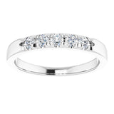 14K White 1/3 CTW Natural Diamond Anniversary Band