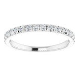 14K White 1/3 CTW Natural Diamond Anniversary Ring