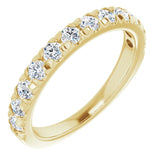 14K Yellow 3/4 CTW Natural Diamond Anniversary Ring