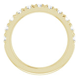 14K Yellow 1 CTW Natural Diamond Anniversary Band