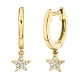 14 kt yellow gold huggie earrings - sc22004812v2