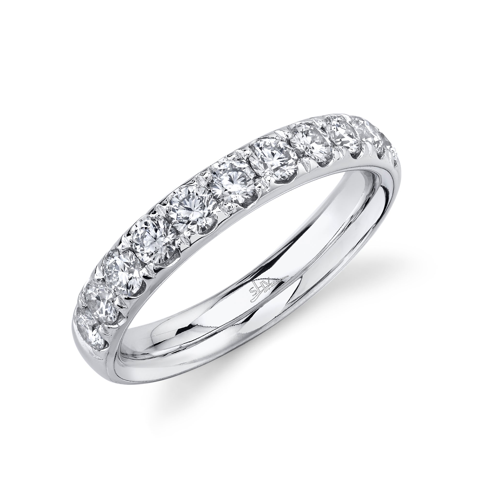 14 kt white gold classic wedding bands - sc22005396