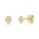 14 kt yellow gold stud earrings - sc55001148