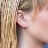 14 kt yellow gold huggie earrings - sc55001598