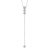14 kt white gold lariat necklaces - sc55002606
