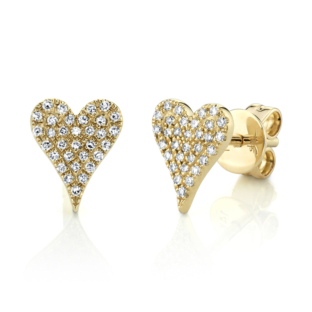 14 kt yellow gold stud earrings - sc55006929
