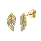 14 kt yellow gold stud earrings - sc55009007