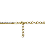 14 kt yellow gold tennis necklaces - sc55009470