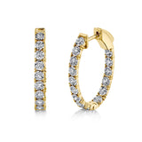 14 kt yellow gold hoop earrings - sc55009479