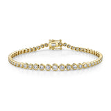 14 kt yellow gold tennis bracelets - sc55011916