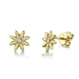 14 kt yellow gold stud earrings - sc55021203